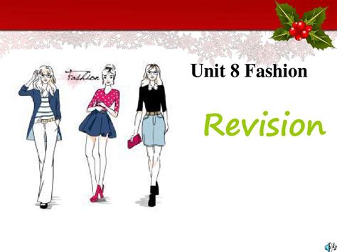 A Unit Fashion Revision Ppt Word