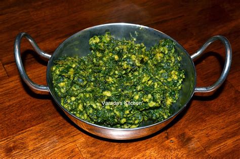 Palkachi Peethperun Bhaji Palak Bhaji With Besan Varadas Kitchen