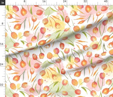 Petal Signature Cotton By The Yard Or Fat Quarter Watercolor Floral