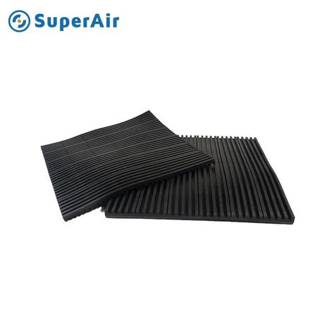 Hot Sell Anti Vibration Ribbed Waffle Pad Rubber Mat Industrial China