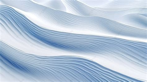 Winter Wonderland A Snowy Textured Background With Wavy Solid Surface