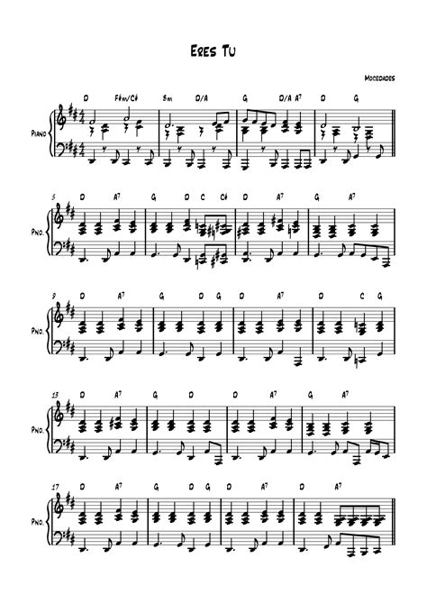 PDF PARTITURA Eres Tu Mocedades DOKUMEN TIPS