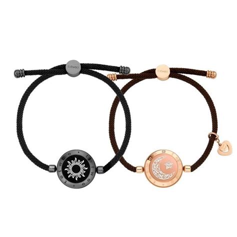 TOTWOO Bracelet Femme Homme Bracelet Couple Bijoux Love Distance