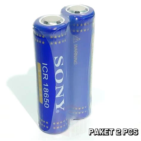 Jual Batterai Charger 18650 Li Ion 3 7volt 5000mAh Warna Biru Plus