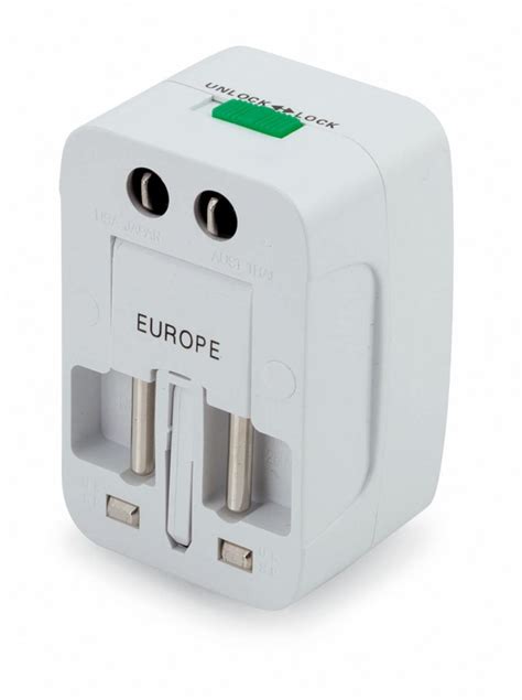 Универсальный переходник для розеток Plug In с логотипом купить в ...