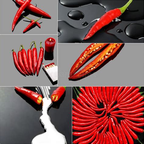 Red Hot Chili Peppers Collage Stock Photo Image Of Black Fresh 47273034