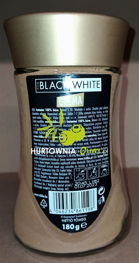 Tchibo Black N White Crema Kawa Rozpuszczalna G Hurtownia Oliwy