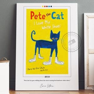 Pete the Cat Book Cover Poster Eric Litwin, Pete the Cat Poster, Pete ...