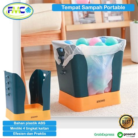 Jual Tempat Sampah Plastik Portable Tong Kotak Sampah Dapur Ruang Try