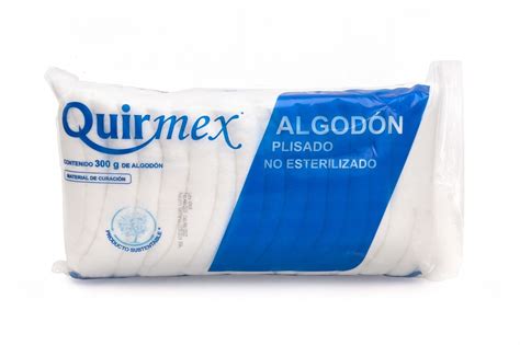 ALGODON ABSORBENTE PLISADO QUIRMEX Bolsa 300 G Farmagaral