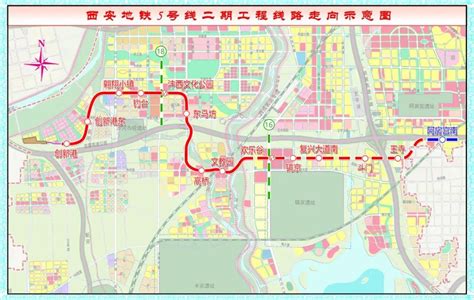 西安地铁5号线线路图 站点分布详情（最新） 西安本地宝