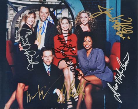 Ally Mcbeal Cast Signed Photo X6 Calista Flockhart Jane Krakowski