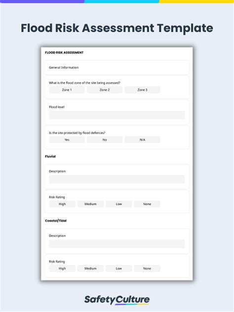 Free Flood Risk Assessment Templates | PDF | SafetyCulture