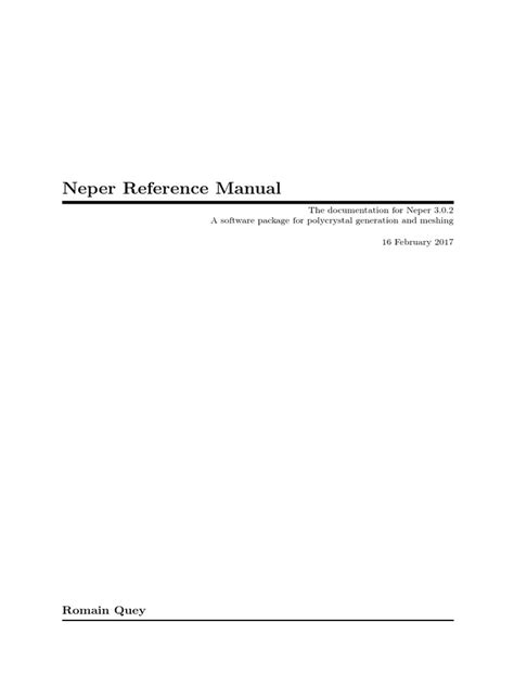 Neper | PDF | Parameter (Computer Programming) | Sphere