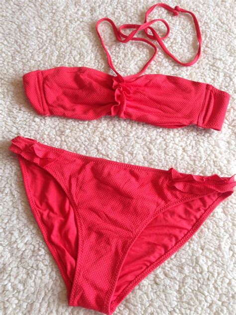 Red Orange Bikini Women S Fashion Coats Jackets And Outerwear On Carousell