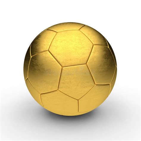 Gold Soccer Ball Stock Illustration Illustration Of Hobby 13416849