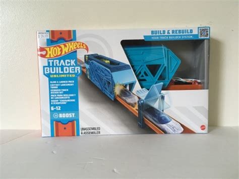 Hot Wheels Track Builder Slide Launch Set Gvg Hobby House Toys