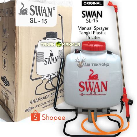 Jual SPRAYER MANUAL POMPA SWAN SL 15 AP 15 TANGKI PLASTIK TEBAL SL15