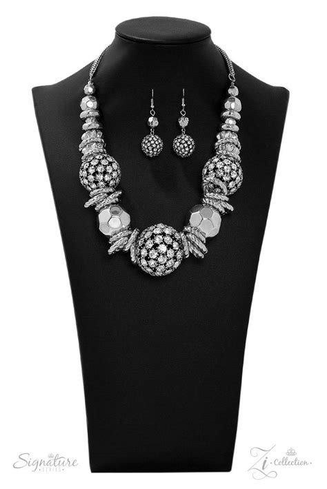 The Barbara Paparazzi Zi Collection 2019 Silver Bead Rhinestone