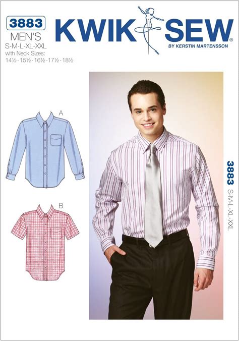 Amazon Kwik Sew K3883 Shirts Sewing Pattern Size S M L XL XXL