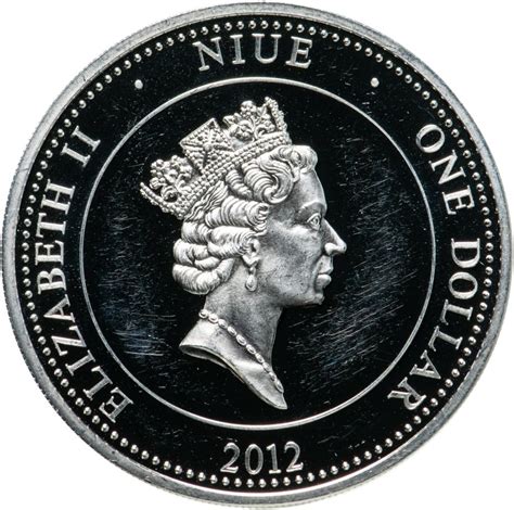 Монета Ниуэ 1 доллар (dollar) 2012 "Война 1812 года - Пехота Русской ...