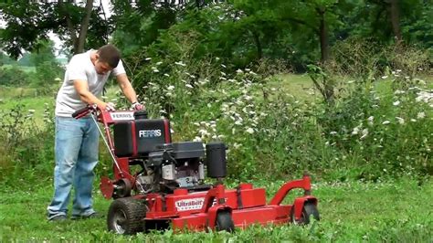 Ferris 36 Commercial Zero Turn Walkbehind Lawn Mower For Sale Youtube