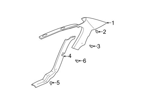 Chevrolet Classic Interior Quarter Panel Trim Panel Lower 22610754