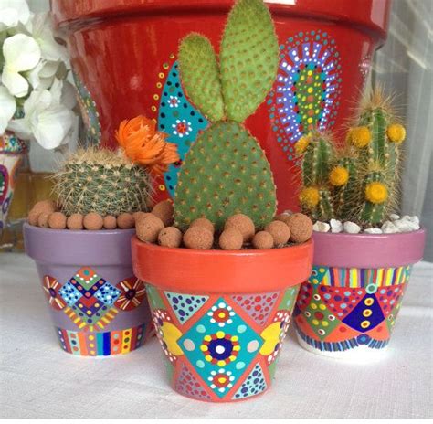 Recuerdos Positivo Barco Macetas Decoradas Para Cactus Y Suculentas