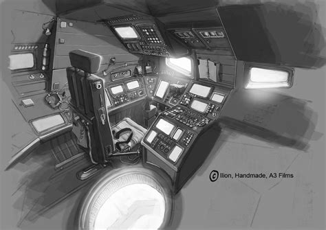 Spaceship Interior Concept Art Interior2dillustrationinterior