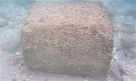 Ancient Stone Found at Underwater Site Reveals Historical Information ...