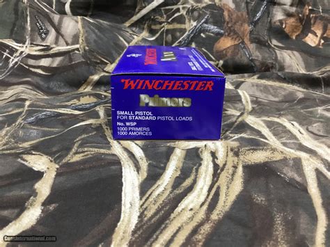 Winchester Small Pistol Primers No Wsp For Standard Pistol Loads