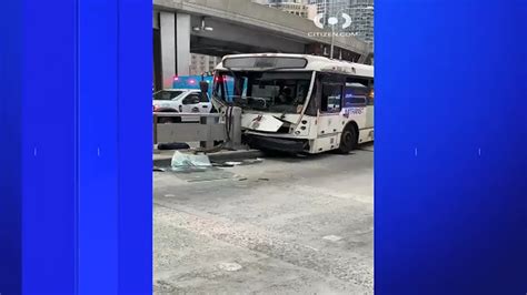 14 Injured 1 Critically After Nj Transit Bus Crashes Into Pole Near