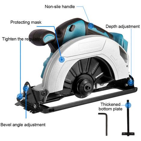 Scie Circulaire Lectrique Sans Balais Rpm Mm Machine