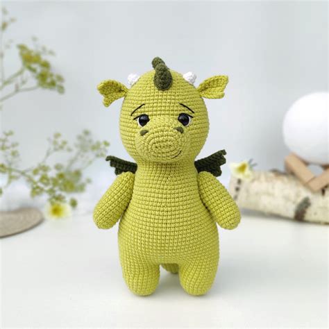 Crochet Dragon Pattern Amigurumi Crochet Pattern English Inspire Uplift