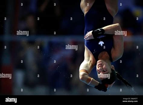 Meaghan Benfeito Of Canada Competes In The Semifinals Of Womens 10