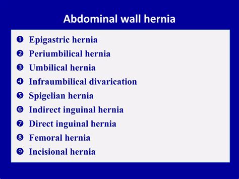 Ultrasound Of The Abdominal Wall Hernias PPT