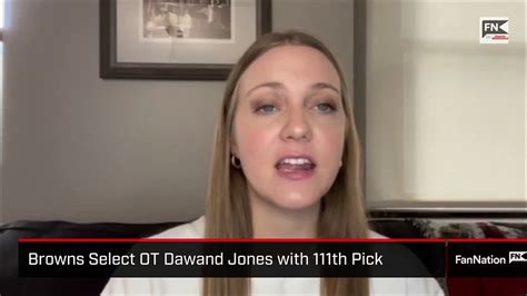 With Pick 111 Browns Select Dawand Jones OT Ohio State Video Dailymotion