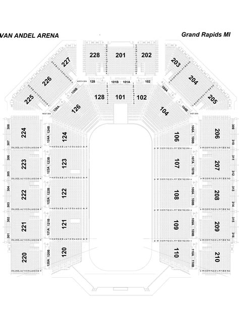 Van Andel Arena Seating Chart Wrestling | Cabinets Matttroy