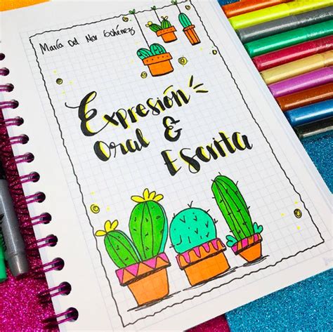 Creativas Portadas De Cuaderno Se Ponen En Tendencia En Pinterest La