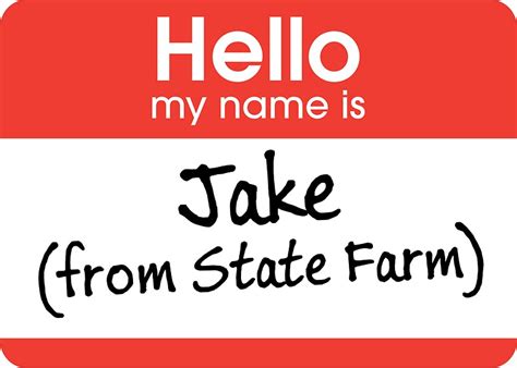 "Jake from State Farm" Stickers by Marc Bublitz | Redbubble