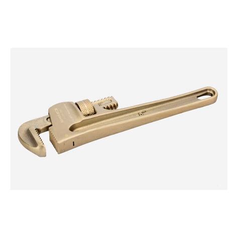 Llave De Tubo Stillson Mm Anti Chispa De Aluminio Bronce Bahco