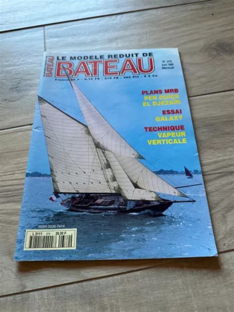 MAGAZINE MRB LE MODELE REDUIT DE BATEAU Numéro 379 EUR 3 00 PicClick FR