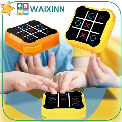 Jogo WAIXINN Tic Tac Toe Console De Jogos De Quebra Cabeça Portátil 3