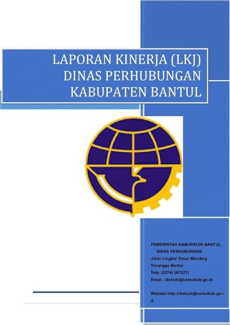 PDF LAPORAN KINERJA LKJ 2019 DINAS PERHUBUNGAN Sebagai Bagian