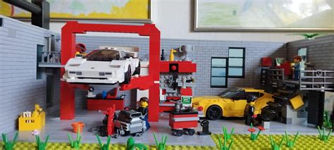 Garage Moc. my very first big moc. any tips are welcome! : r/lego