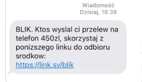 Uwaga Na Sms Y Zawieraj Ce Podejrzane Linki Wiadomo Ci Komenda