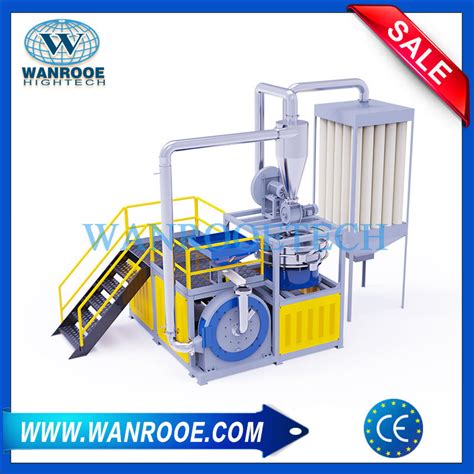 Waste Ldpe Pet Pp Pe Powder Making Grinding Plastic Pulverizer Machine