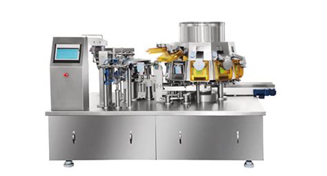 Automatic Rotary Pouch Vacuum Packaging Machine With Multi Head