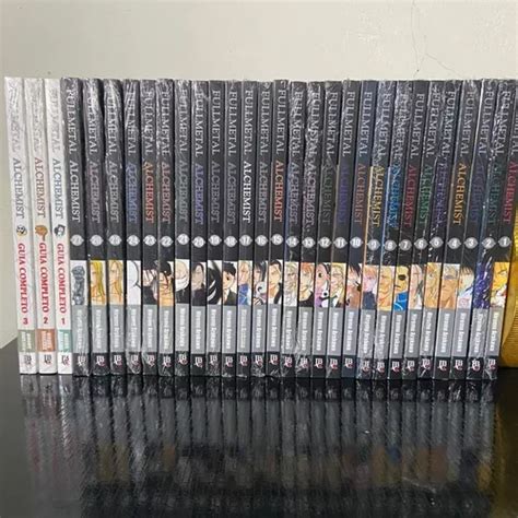 Coleção Completa Manga Fullmetal Alchi 1 Ao 27 Mais 3 Guias Escorrega