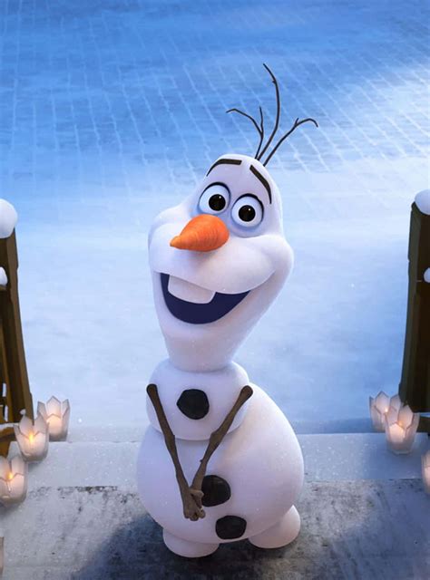 Download Olaf, The Cuddly Snowman Wallpaper | Wallpapers.com 